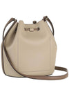 Gold Drawstring Leather Bucket Bag Beige - RALPH LAUREN - BALAAN 4