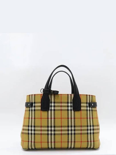 4076953 Vintage check BANNER medium tote bag shoulder strap 2WAY - BURBERRY - BALAAN 2