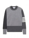 4-Bar Stripe Fun Mix Milano Stitch Merino Wool Knit Top - THOM BROWNE - BALAAN 2