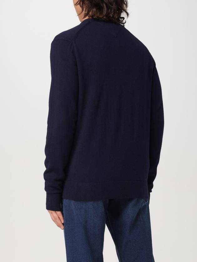 Essential Embroidered Logo Cardigan Navy - TOMMY HILFIGER - BALAAN 3