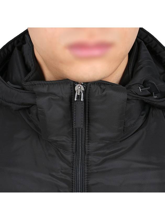 Re-Nylon Padded Jacket Black - PRADA - BALAAN 8