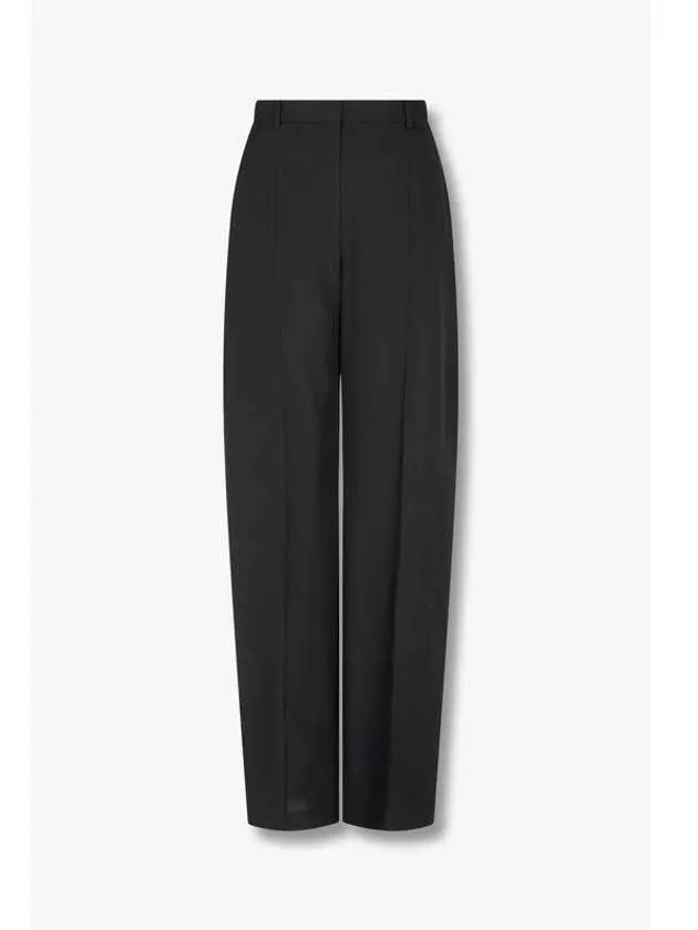 Back slit tapered fit pants black - ALEXANDER WANG - BALAAN 1