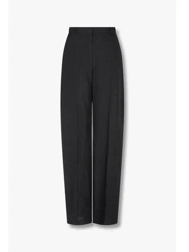 Back slit tapered fit pants black - ALEXANDER WANG - BALAAN 1