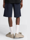 Dior Oblique Bermuda Shorts Blue Cotton Denim - DIOR - BALAAN 3