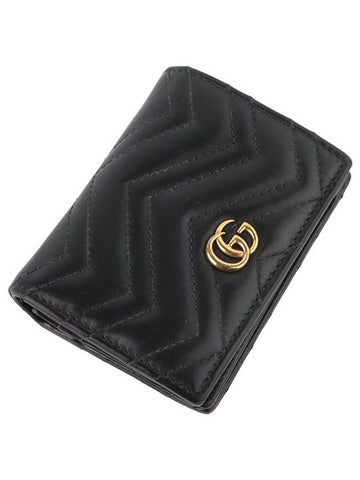 466492 GG Marmont Card Case Half Wallet 33533Y - GUCCI - BALAAN 1