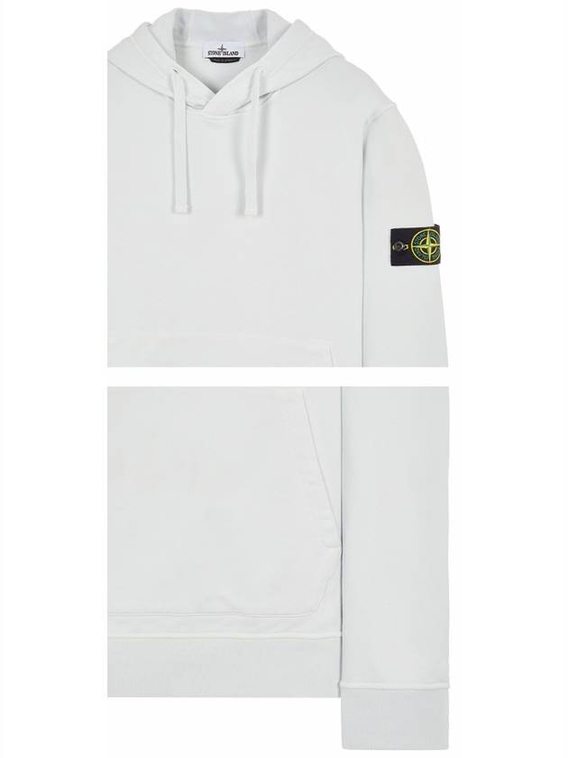 Wappen Patch Hood Ice White - STONE ISLAND - BALAAN 6