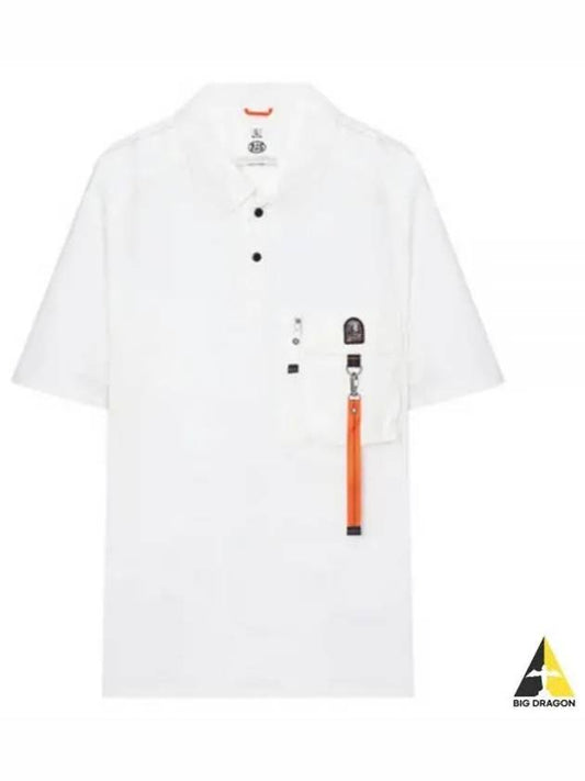 Men's Rescue Zwart Polo Shirt White - PARAJUMPERS - BALAAN 2