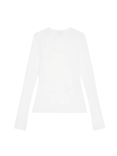 Women's Long Sleeve T-Shirt White - GIVENCHY - BALAAN 1