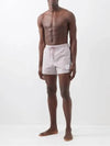 Men's Logo Patch Seersucker Swim Shorts - THOM BROWNE - BALAAN 3