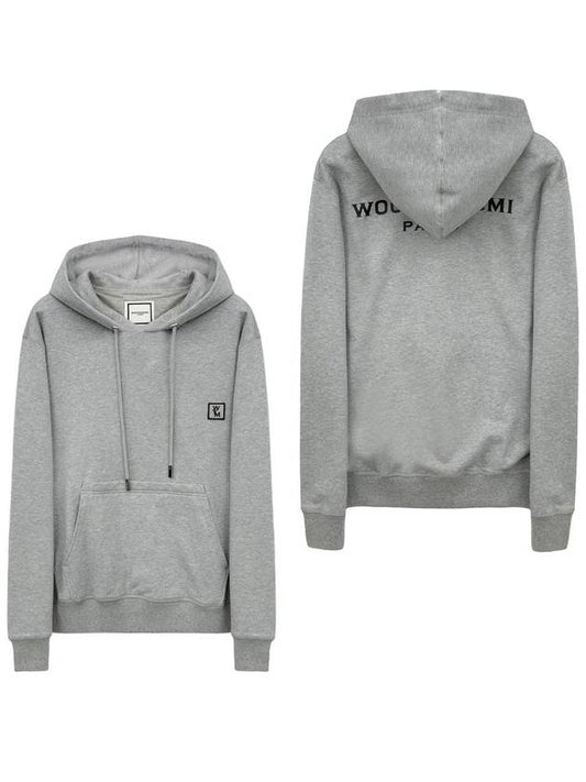 back logo hooded sweatshirt W243TS37721G - WOOYOUNGMI - BALAAN 1
