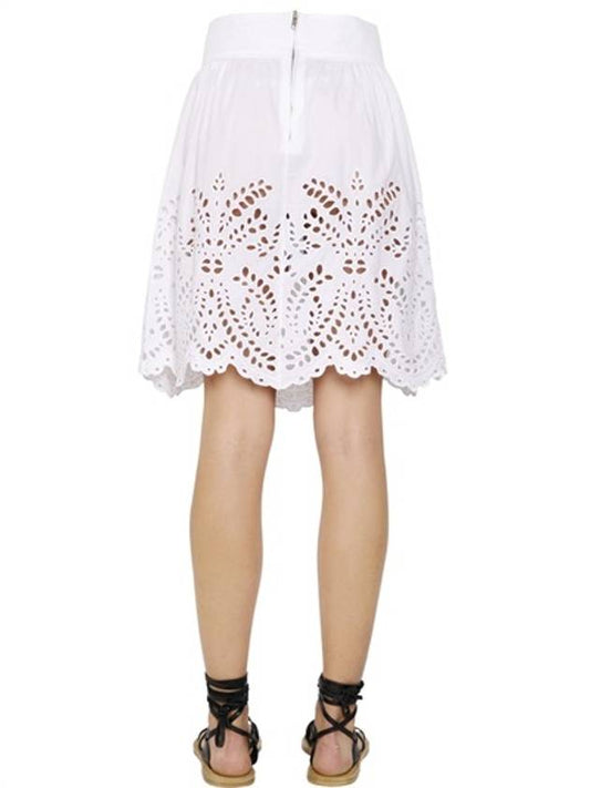 Isabel Marant Etoile embroidered cotton skirt - ISABEL MARANT - BALAAN 2