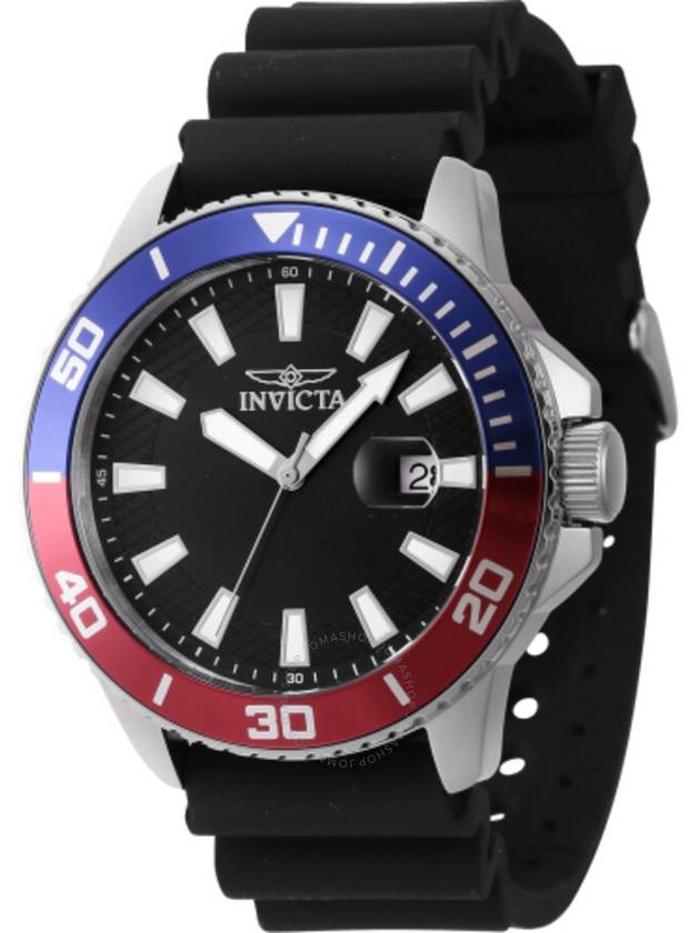 Invicta Pro Diver Quartz Black Dial Pepsi Bezel Men's Watch 46090 - INVICTA - BALAAN 1