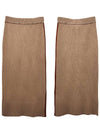 Studio ORAZIO Knit Skirt Camel 2363060233600 001 - MAX MARA - BALAAN 1