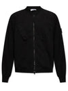 Compass Badge Bomber Jacket Black - STONE ISLAND - BALAAN 2