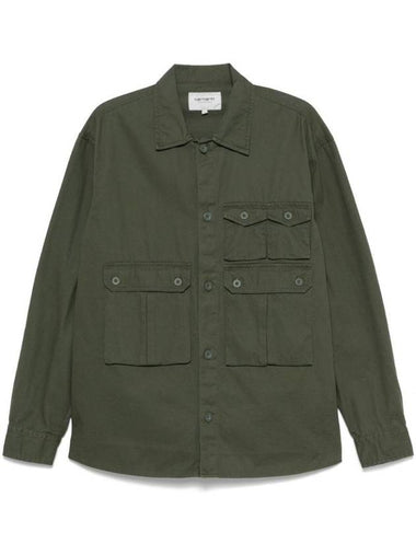 Tracker Long Sleeve Shirt Green - CARHARTT WIP - BALAAN 1