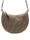 FF Jacquard Fabric Mini Cross Bag Beige - FENDI - BALAAN 3