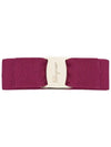 Vara Bow Hair Clip Wine Red - SALVATORE FERRAGAMO - BALAAN 3