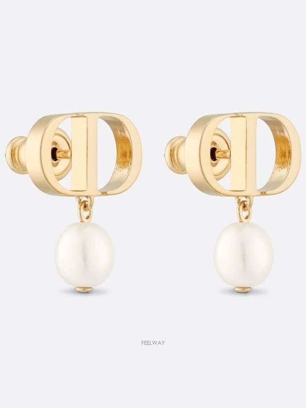 Women's Petit CD Earrings Gold - DIOR - BALAAN 3