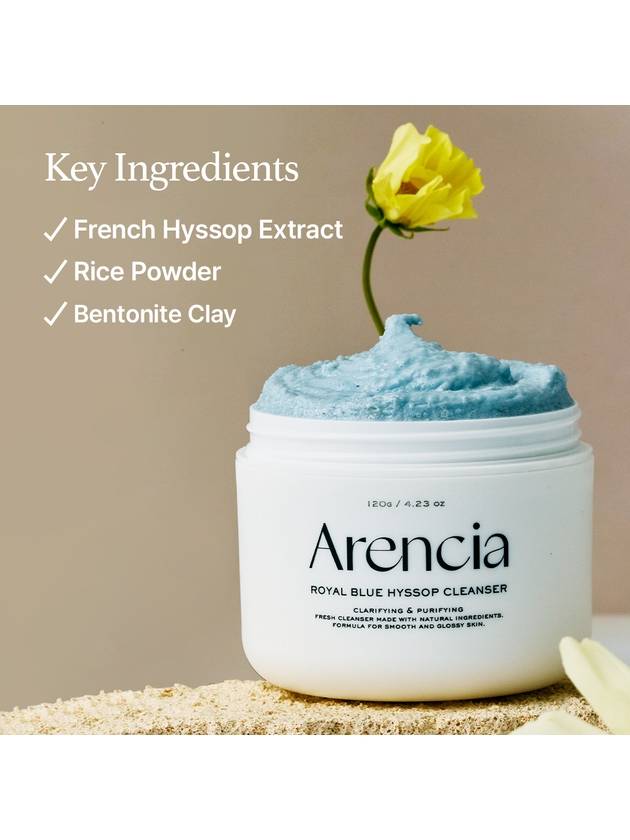 [ARENCIA] Blue Hyssop Cleanser 120g - ARENCIA - BALAAN 4