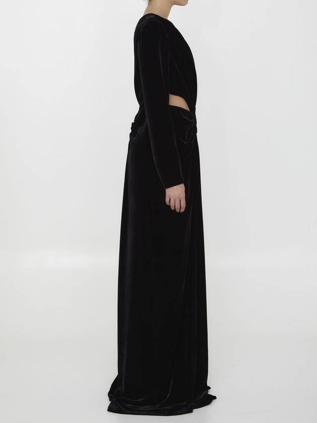 Black Velvet Dress - COSTARELLOS - BALAAN 3