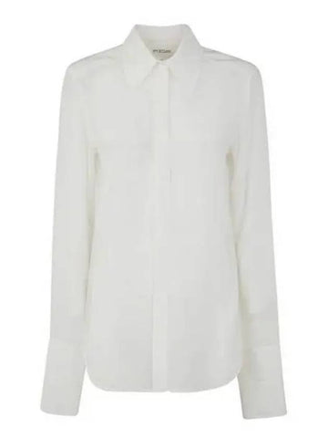 Lelia Silk Blouse White - MAX MARA - BALAAN 1