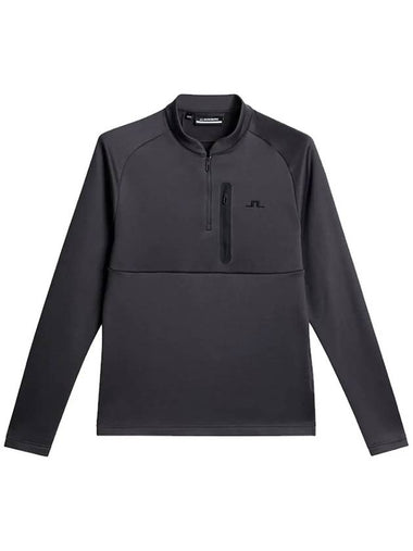 Men s Adam Quarter Zip up Golf Midlayer Asphalt GMJS10936 W015 - J.LINDEBERG - BALAAN 1