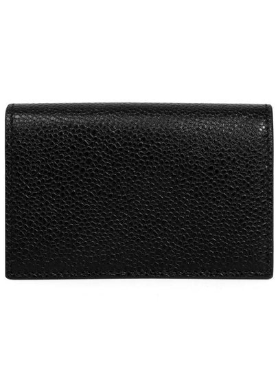 Logo Stamp Card Hoder Black - THOM BROWNE - BALAAN 2