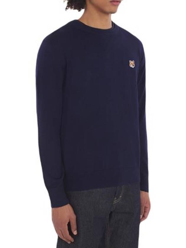 Fox Head Patch Classic Sweatshirt Navy - MAISON KITSUNE - BALAAN 4