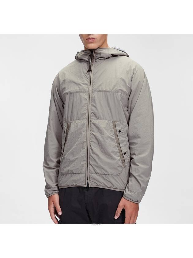 Goggles Polyamide Hooded Jacket Grey - CP COMPANY - BALAAN 5