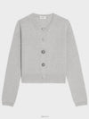 Triomphe Cashmere Cardigan Grey - CELINE - BALAAN 2