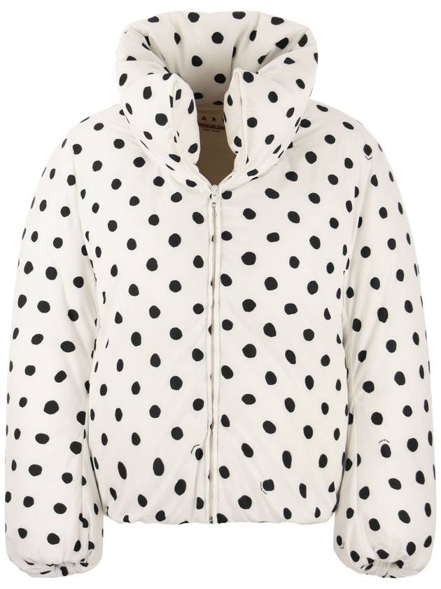 Polka Dot Puffer Padding White - MARNI - BALAAN 2