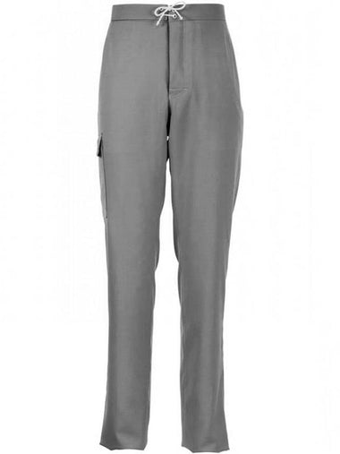 Classic Pocket Wool Slacks Grey - THOM BROWNE - BALAAN 1