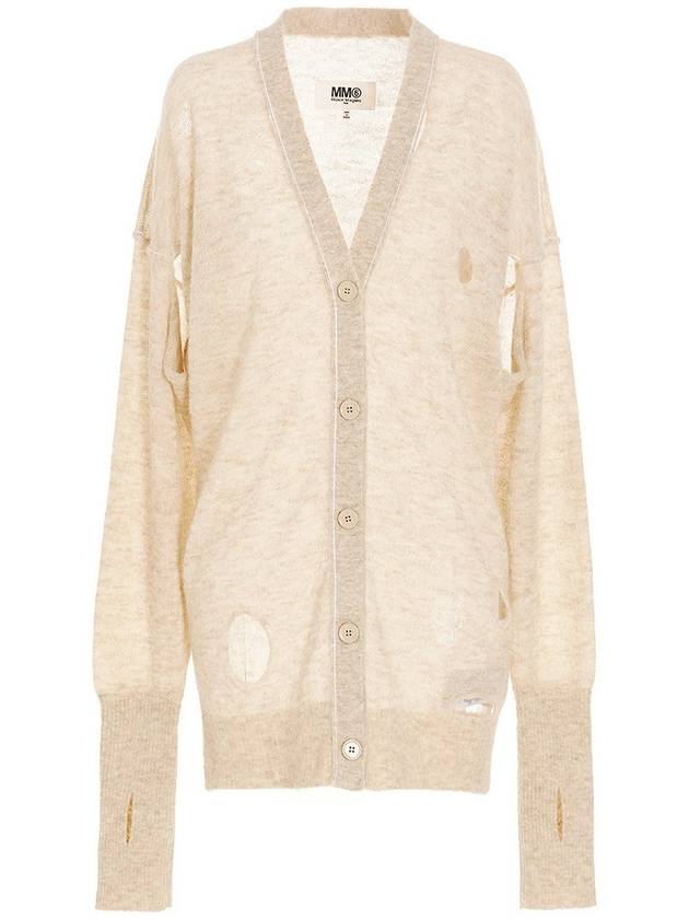 MM6 Cardigan Beige - MAISON MARGIELA - BALAAN 2