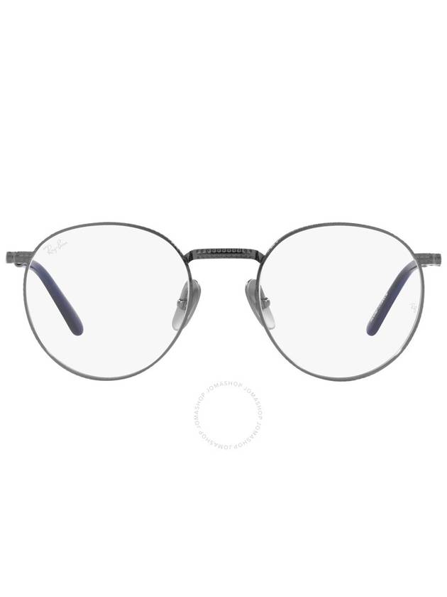 Ray Ban Round II Titanium Demo Unisex Eyeglasses RX8237V 1238 50 - RAY-BAN - BALAAN 1