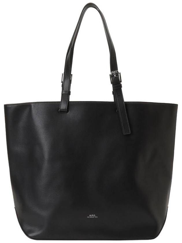Nino Small Shopper Tote Bag Black - A.P.C. - BALAAN 1
