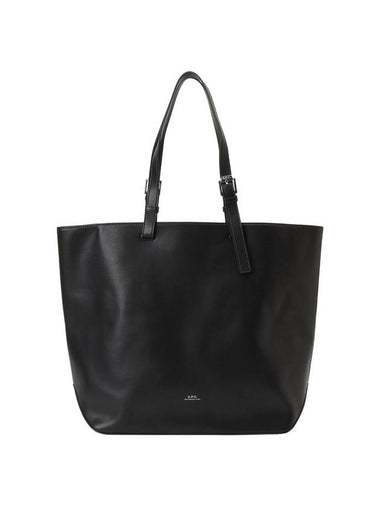 Nino Small Shopper Tote Bag Black - A.P.C. - BALAAN 1