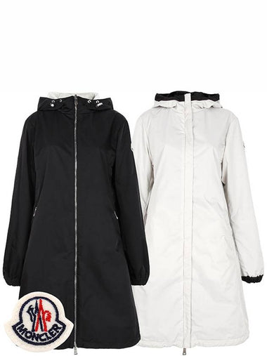 Black Noyalo Reversible Windbreaker Hooded Jacket 999 00641 - MONCLER - BALAAN 1