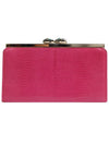 Serpenti pink lizard pattern medium wallet - BVLGARI - BALAAN 2