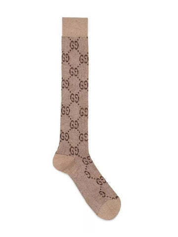 Lam? Fabric G Socks Beige - GUCCI - BALAAN 1