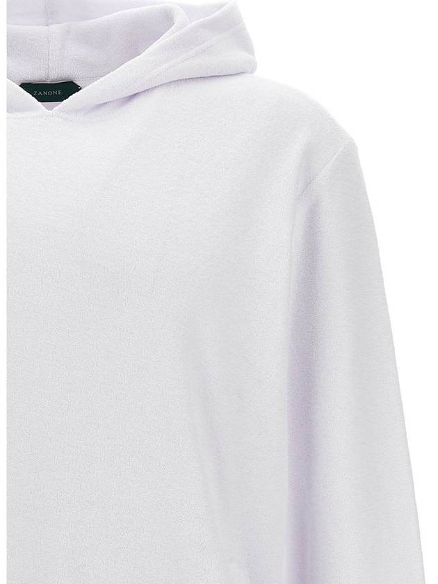 Hooded Sweatshirt 812965ZM339Z0001 White - ZANONE - BALAAN 4