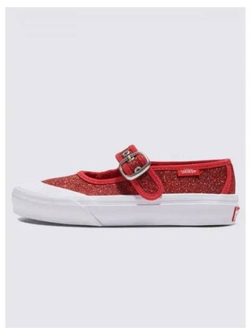 Official Kids Glitter Mary Jane VN000CYKRED1 - VANS - BALAAN 1