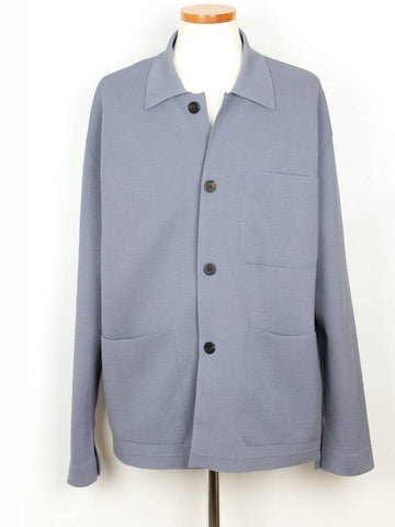 Collar knit cardigan gray XL - SANDRO - BALAAN 1