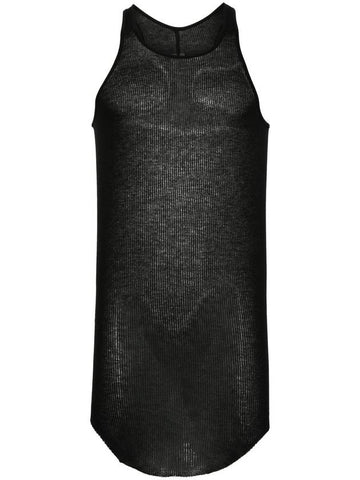 basic fine-ribbed tank top - RICK OWENS - BALAAN 1