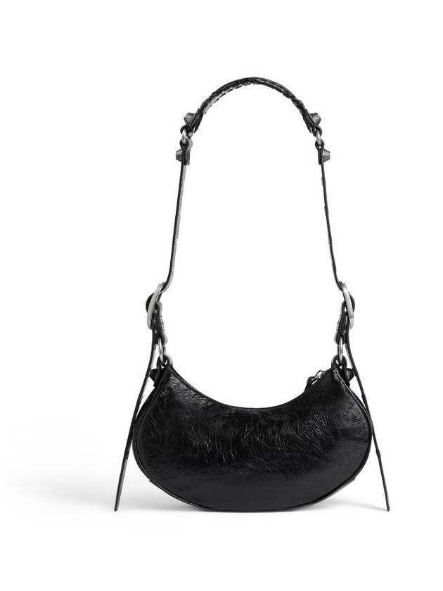 Le Cagole XS Lambskin Shoulder Bag Black - BALENCIAGA - BALAAN 3