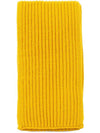 ribbed wool muffler yellow SCARF YELLOW - ANDERSEN-ANDERSEN - BALAAN 1