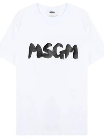 cloud logo short sleeve t shirt - MSGM - BALAAN 1