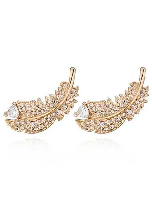Nice Stud Earrings Rose Gold - SWAROVSKI - BALAAN 1