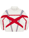 Cross Paneled Track Jacket White - SUPREME - BALAAN 2