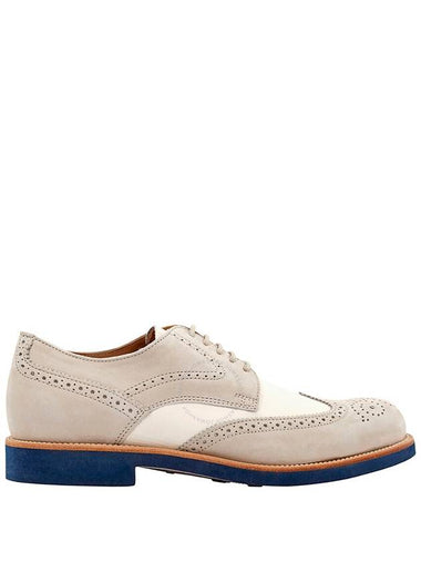 Tods Men's Perforated Two-Tone Nubuck Oxford Brogues, Brand Size 6 ( US Size 7 ) - TOD'S - BALAAN 1