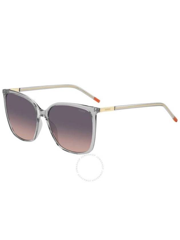 Hugo Boss Grey Gradient Fuchsia Square Ladies Sunglasses HG 1275/S 0KB7/FF 57 - HUGO BOSS - BALAAN 1